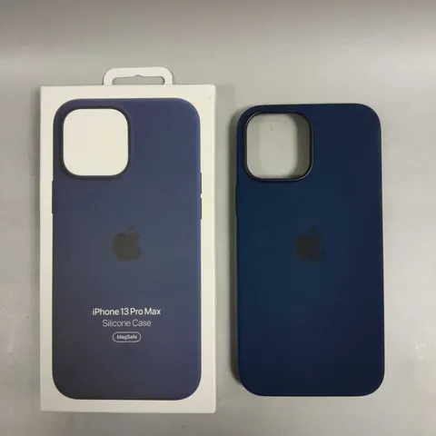 BOXED APPLE IPHONE 13 PRO MAX MAGSAFE SILICONE CASE IN ABYSS BLUE