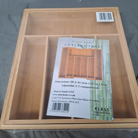 SEALED KLASS HOME CUTLERY TRAY