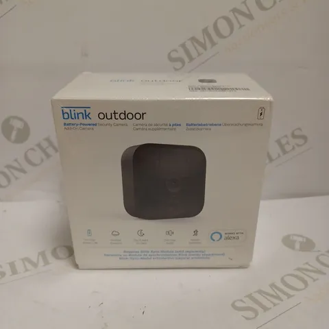 SEALED BLINK OUTDOOR BATTERY POWERED SECURITY ADD ON CAMERA