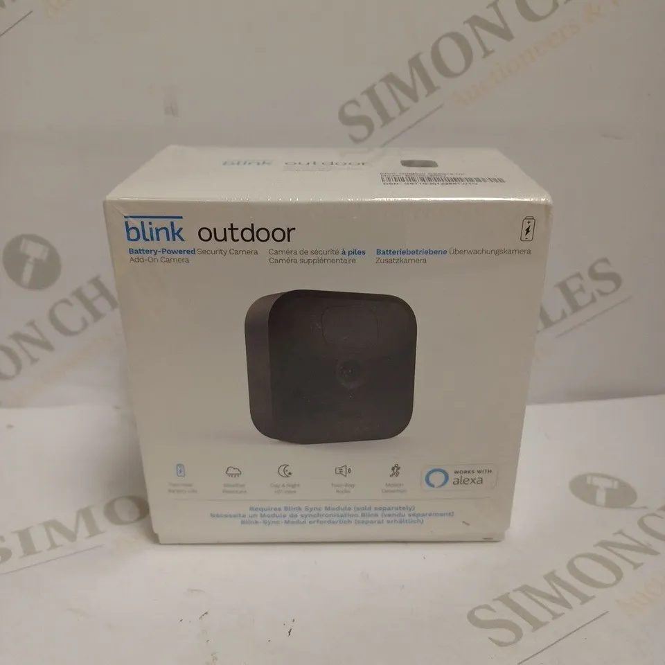 SEALED BLINK OUTDOOR BATTERY POWERED SECURITY ADD ON CAMERA 