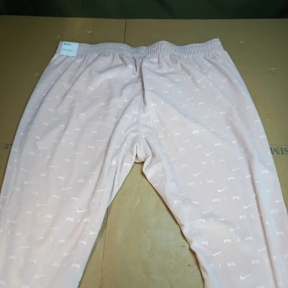 NIKE SLIM FIT MID RISE PINK JOGGING PANTS IN PINK - SIZE 2X