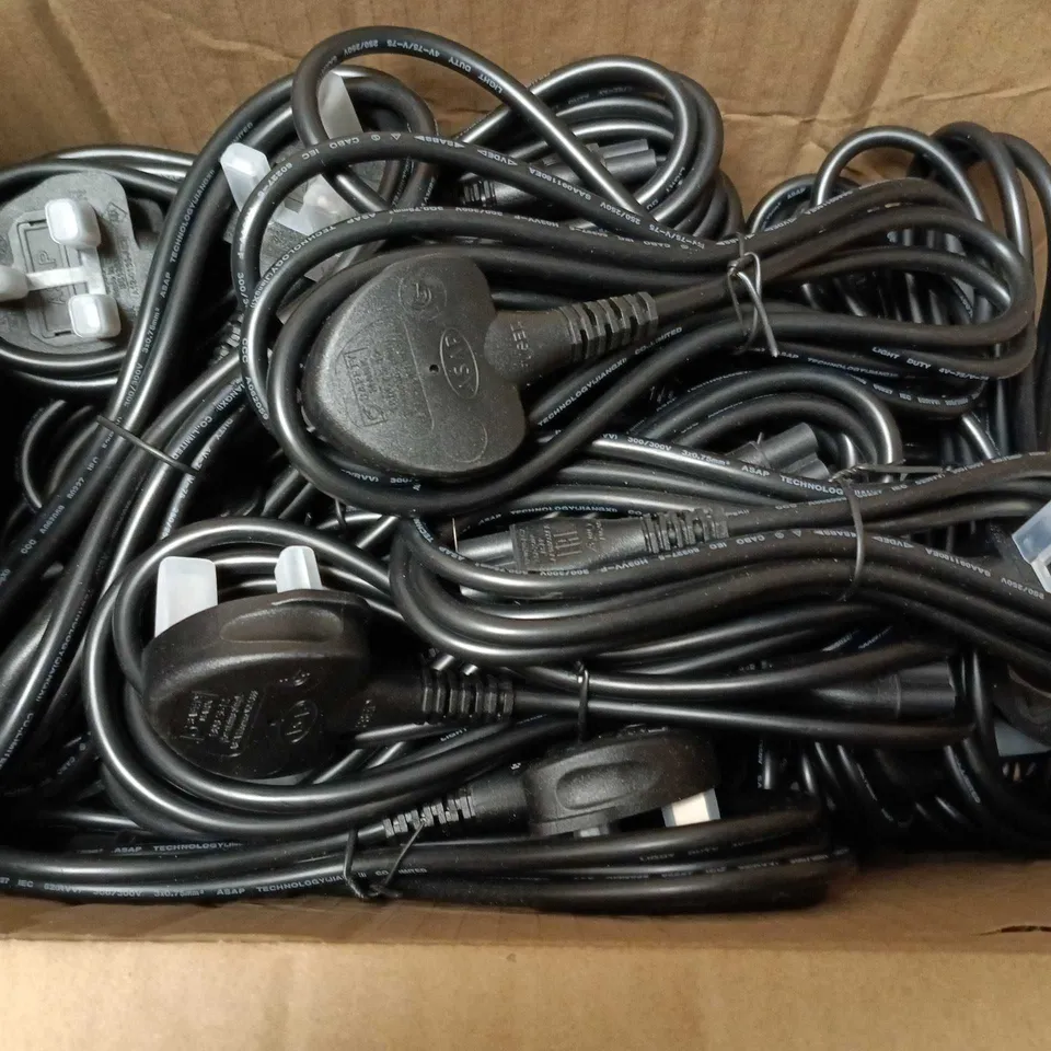 APPROXIMATELY 12 ASSORTED CLOVERLEAF CABLES