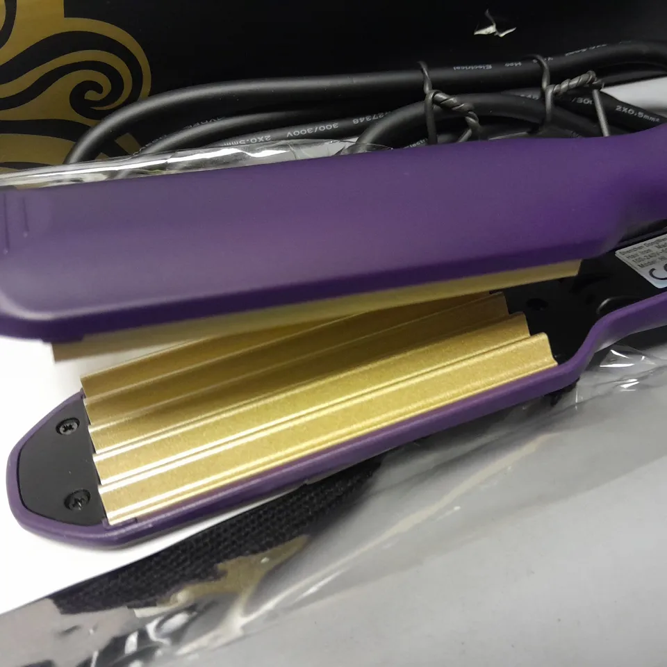 BOXED OSHOW PROFESSIONAL HAIR IRON - PURPLE