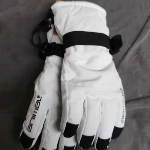 ANIMAL FLOW WOMEN'S SKI GLOVE – WHITE