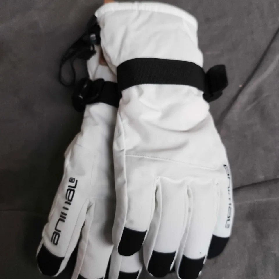 ANIMAL FLOW WOMEN'S SKI GLOVE – WHITE