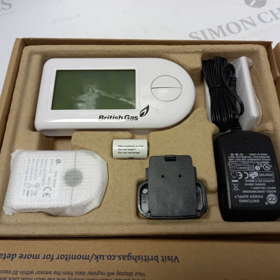 BOXED BRITISH GAS ENERGYSMART ELECTRICITY MONITOR