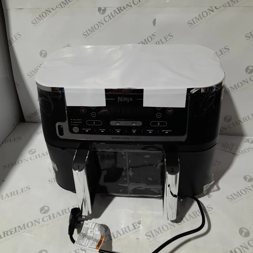 BOXED NINJA FOODI MAX 9.5L DUAL ZONE AIRFRYER AF451UK