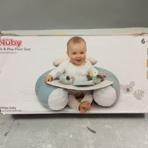 BOXED NUBY SIT & PLAY FLOOR SEAT 