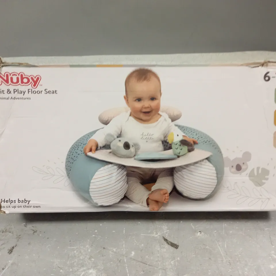 BOXED NUBY SIT & PLAY FLOOR SEAT 