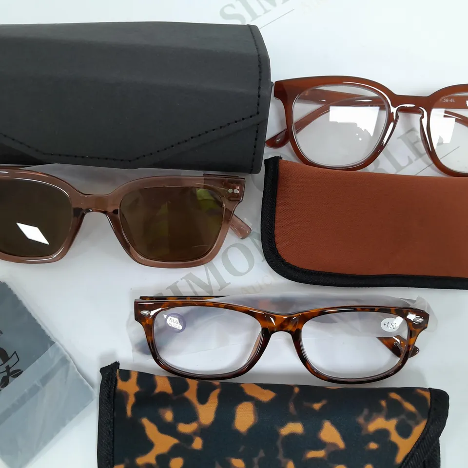 HUMMINGBIRD 3PC SET OF GLASSES 1 SUNGLASSES AND 2 READERS 