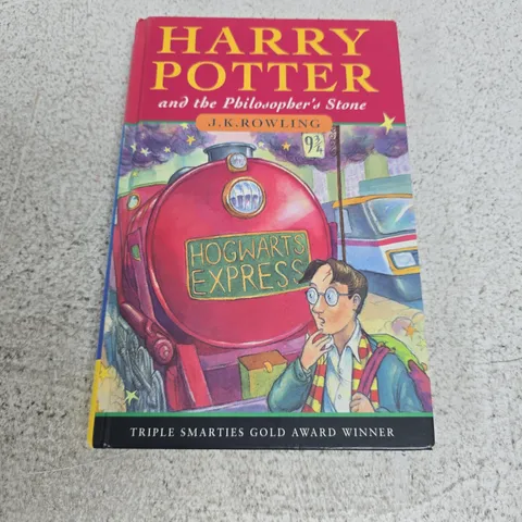 HARRY POTTER AND THE PHILOSOPHER'S STONE HARDBACK BOOK