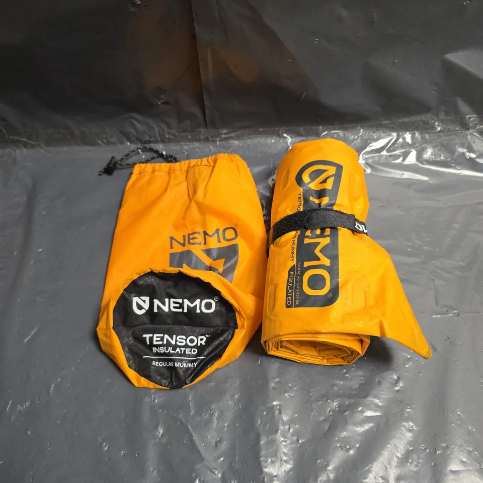 NEMO TENSOR INSULATED SLEEPING MAT – REGULAR MUMMY, ORANGE