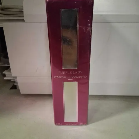 BOXED AND SEALED PURPLE LADY PASCAL MORABITO PARIS EAU DE PARFUM 100ML