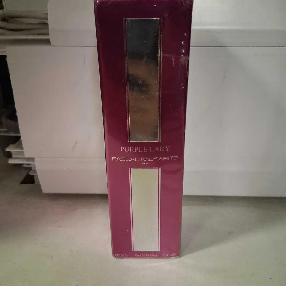 BOXED AND SEALED PURPLE LADY PASCAL MORABITO PARIS EAU DE PARFUM 100ML