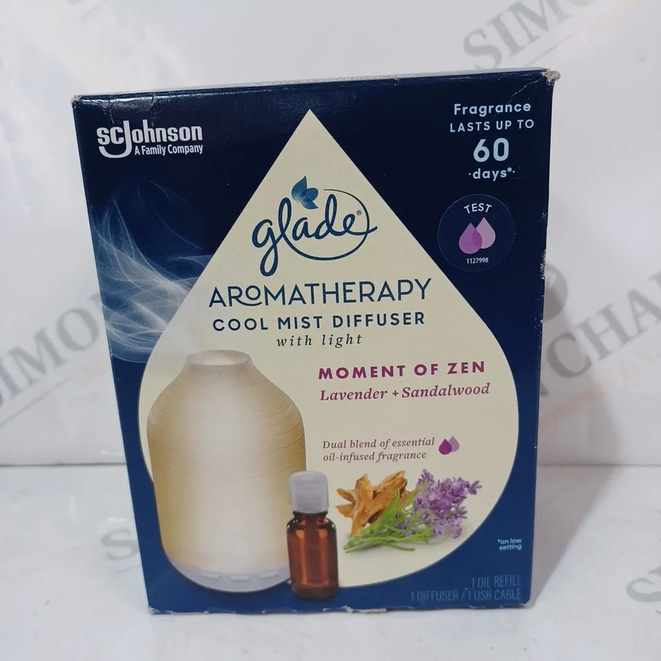 BOXED GLADE MOMENT OF ZEN AROMATHERAPY COOL MIST DIFFUSER
