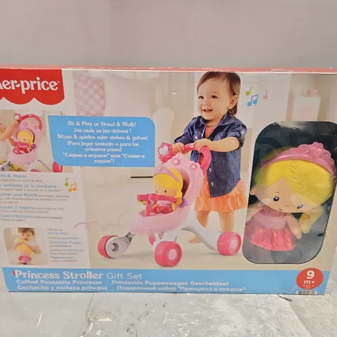 BOXED FISHER PRICE PRINCESS STROLLER GIFT SET 