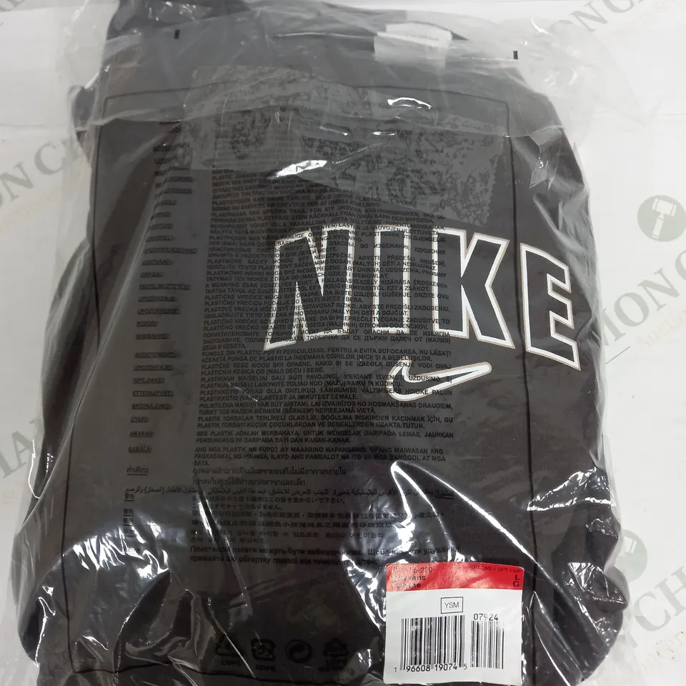 NIKE WOMENS LONG SLEEVE SWEATER IN BROWN - LARGE
