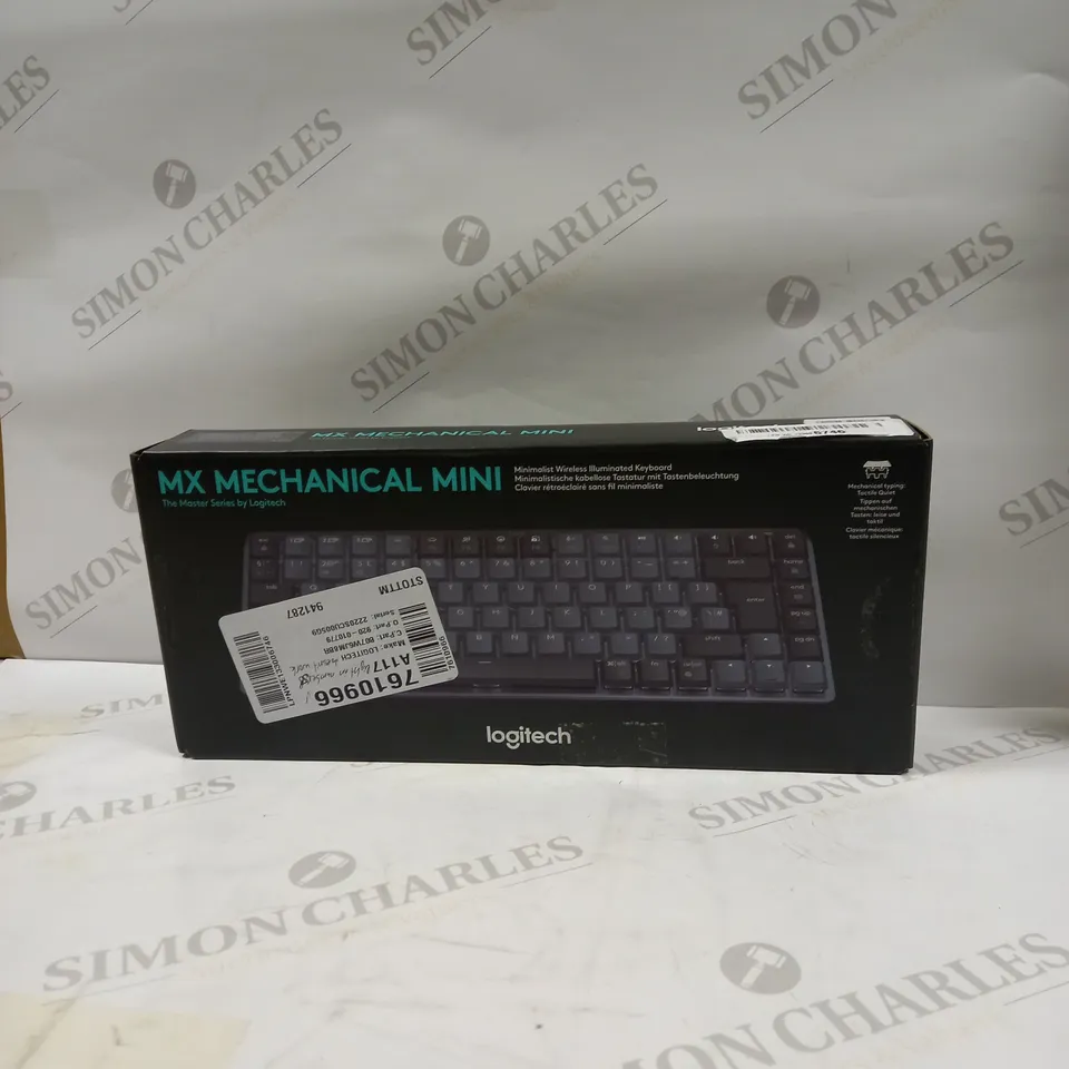 LOGITECH MX MECHANICAL MINI WIRELESS ILLUMINATED KEYBOARD
