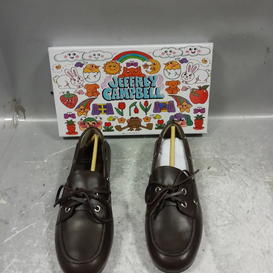 BOXED PAIR OF JEFFREY CAMPBELL FREE PEOPLE BOAST SIZE 8 
