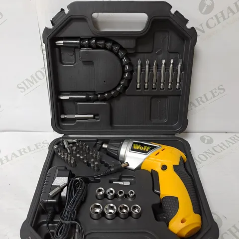 BOXED WOLF 3.6V CORDLESS SCREWDRIVER KIT