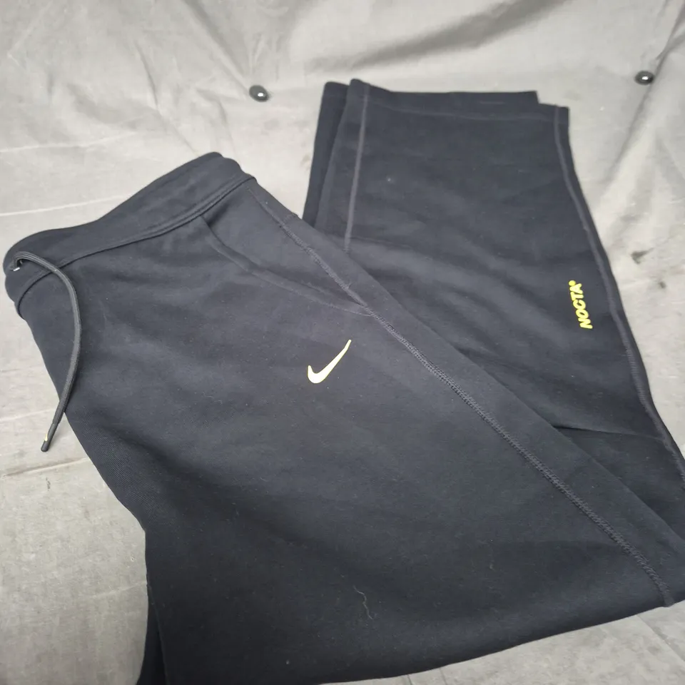NIKE NOCTA BLACK JOGGERS SIZE L