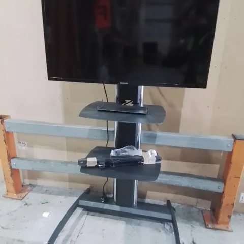 SAMSUNG 40" ED40D COLOUR DISPLAY UNIT ON UNICOL OXFORD ROLLING TV STAND