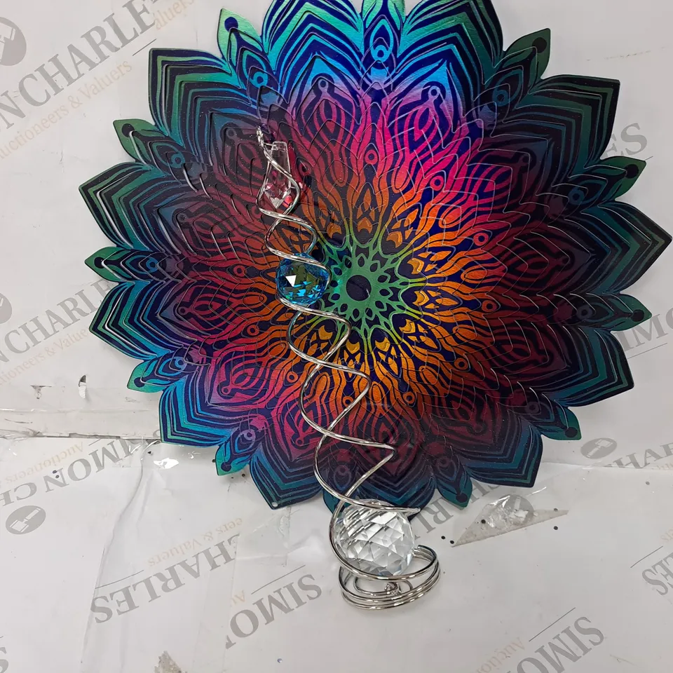 HOME2GARDEN OVERSIZED MANDALA WIND SPINNER