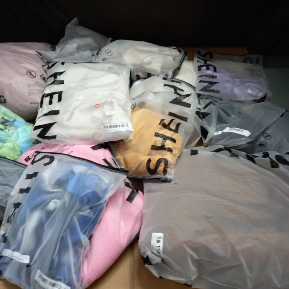LOT OF 16 ASSORTED BAGGED SHEIN CLOTHING ITEMS