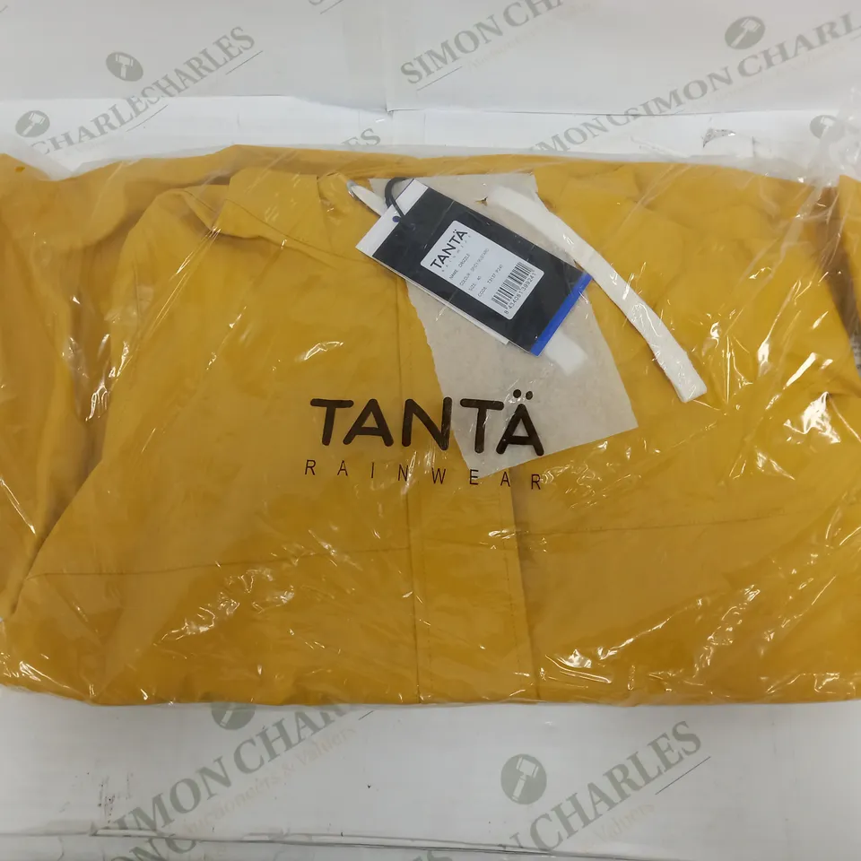 TANTA RAINWEAR DRIZZLE RAINCOAT - SPICY MUSTARD - SIZE 40