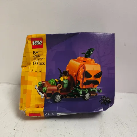 BOXED LEGO JACK-O'-LANTERN PICKUP TRUCK - 40822