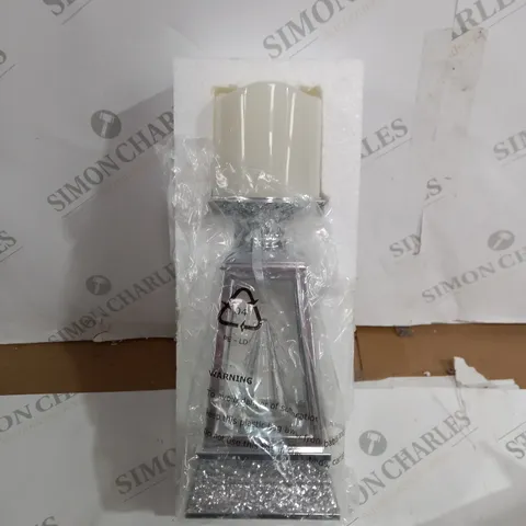 JULIEN MACDONALD FLAMELESS SWIRLING GLITTER CHRISTMAS TREE CANDLE HOLDER