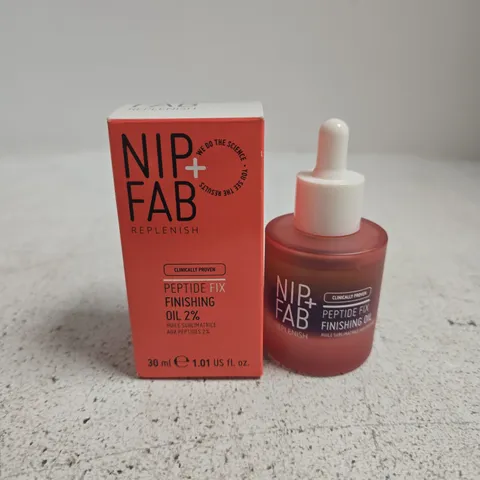 BOXED NIP + FAB PEPTIDE FIX FINISHING OIL 2% (30ML)