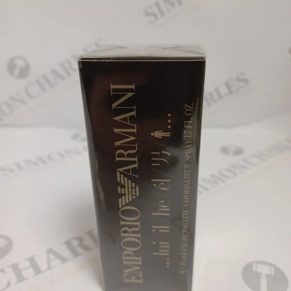 BOXED SEALED EMPORIO ARMANI HE EAU DE TOILETTE 50ML