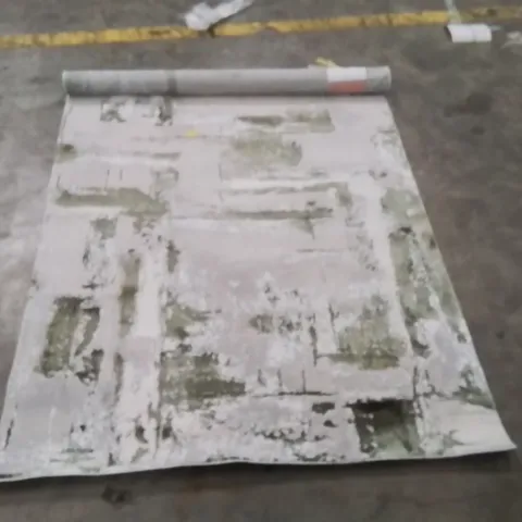 CANORA ABSTRACT GREEN AREA RUG 170X120CM