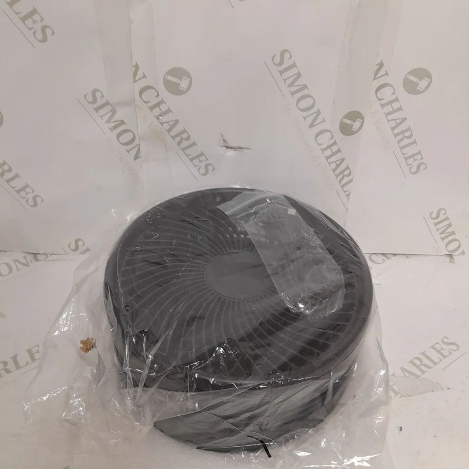 BOXED BELL & HOWELL RECHARGEABLE EXTENDABLE DESK & FLOOR FAN, BLACK