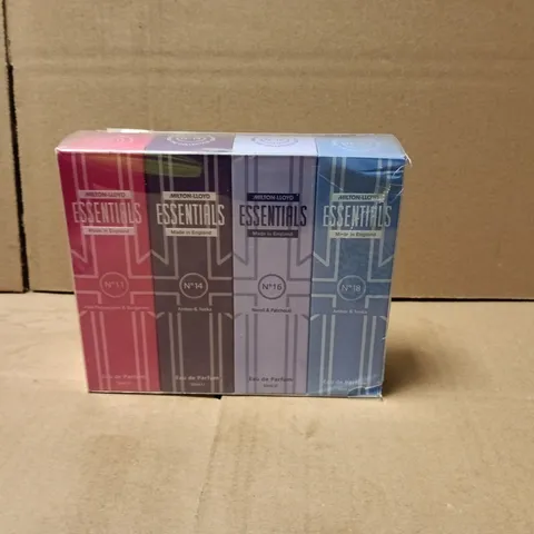 SEALED MILTON LLOYD ESSENTIALS SET OF 4 50ML EAU DE PARFUMS