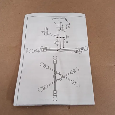 BOXED CEILING LIGHTS - GOLD (1 BOX)
