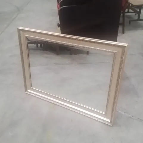 ANTIQUE FRAMED PUB MIRROR