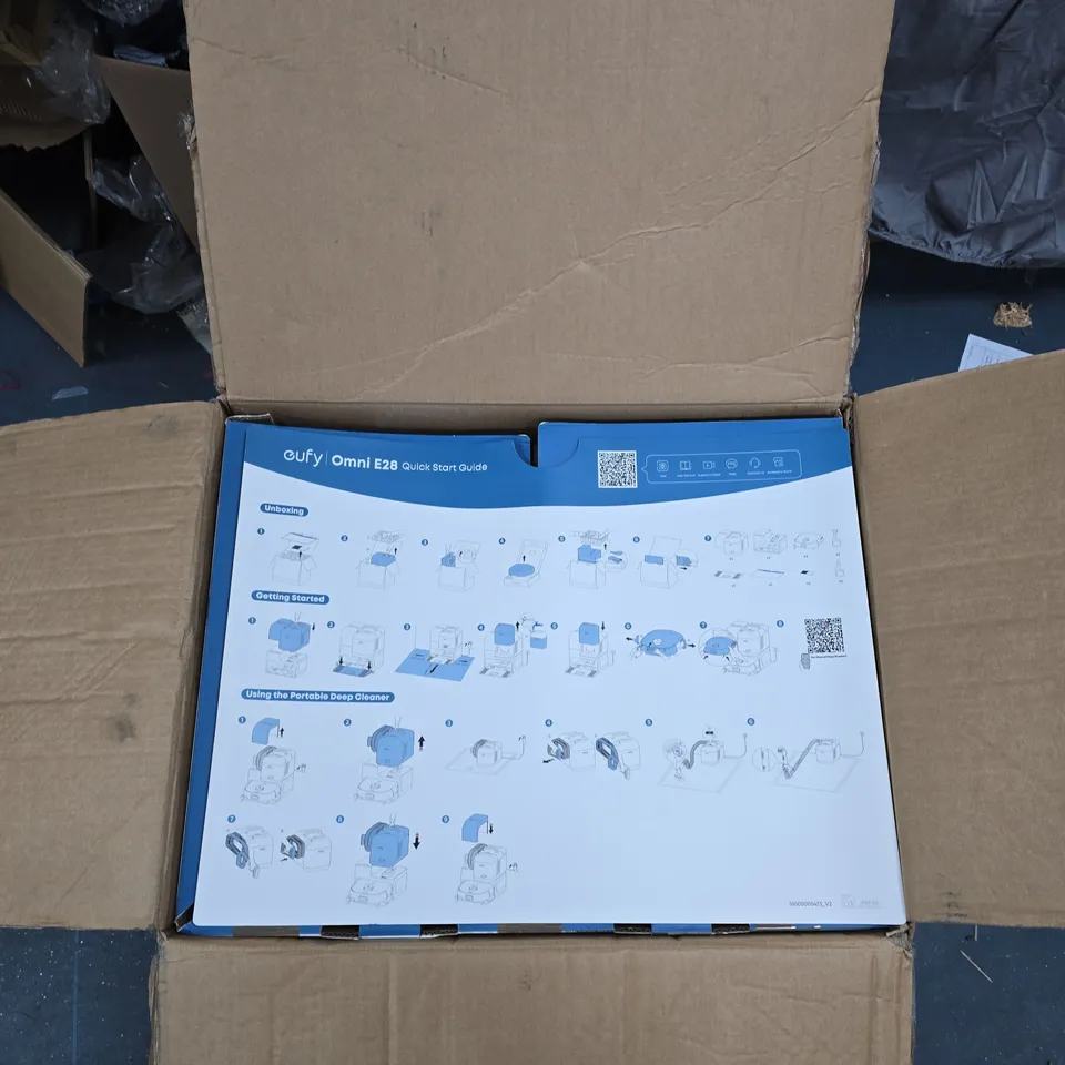 EUFY OMNI E28 ROBOT VACUUM CLEANER WITH DOCK