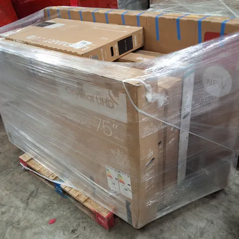 PALLET CONTAINING 7 ASSORTED DAMAGED TVS