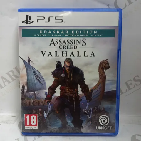 ASSASSIN'S CREED VALHALLA DRAKKAR EDITION PLAYSTATION 5 GAME