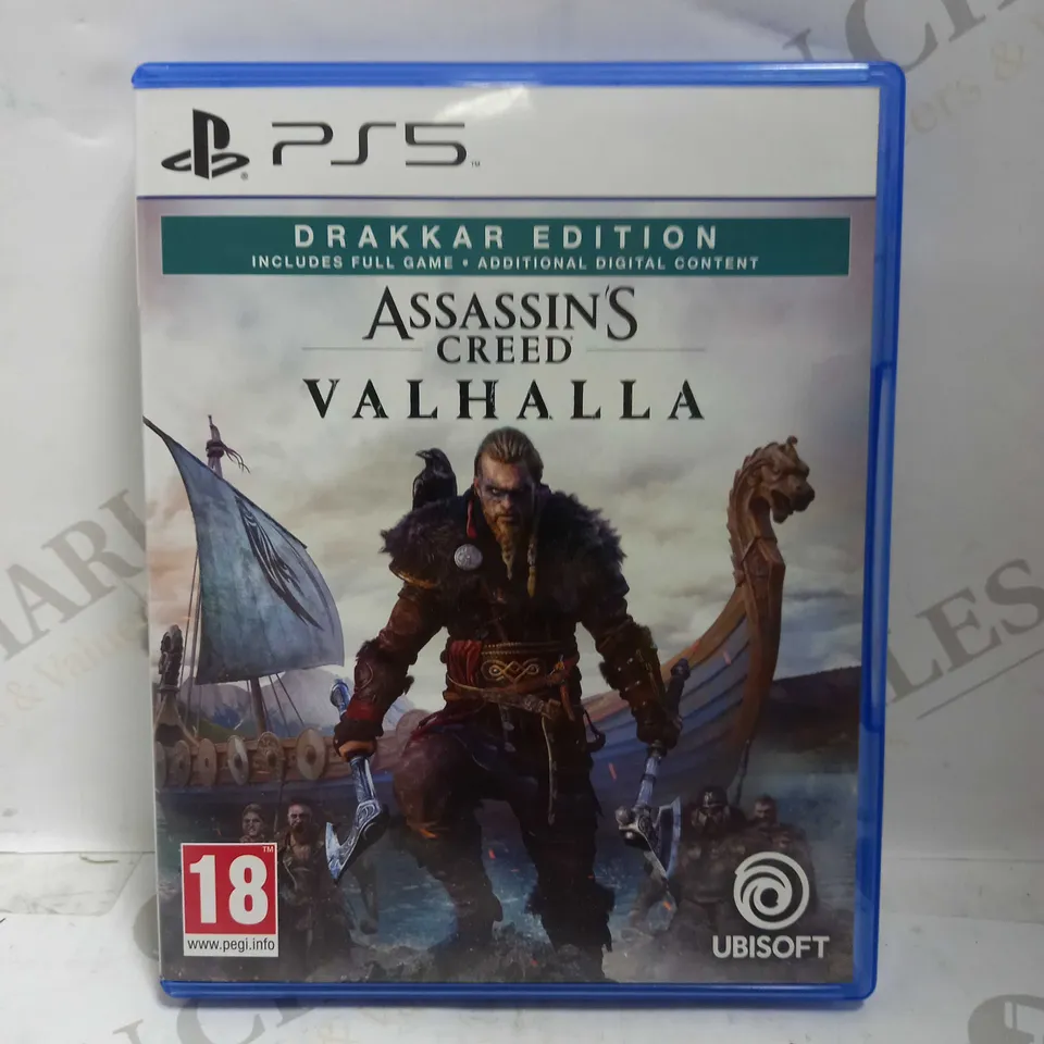 ASSASSIN'S CREED VALHALLA DRAKKAR EDITION PLAYSTATION 5 GAME 