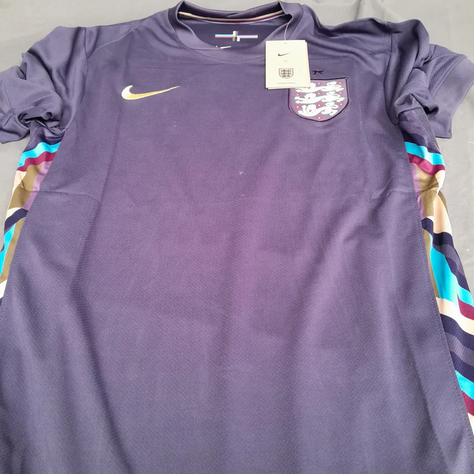NIKE ENGLAND FOOTBALL SHIRT EURO 2024 IN BLACK - SMALL