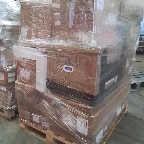 PALLET OF ASSORTED FLAT PACK PRODUCTS AND ITEMS TO INCLUDE;LED LIGHT BULBS,VANITY STOOL,PRESSURE WASHER,DENT PULLER MACHINE