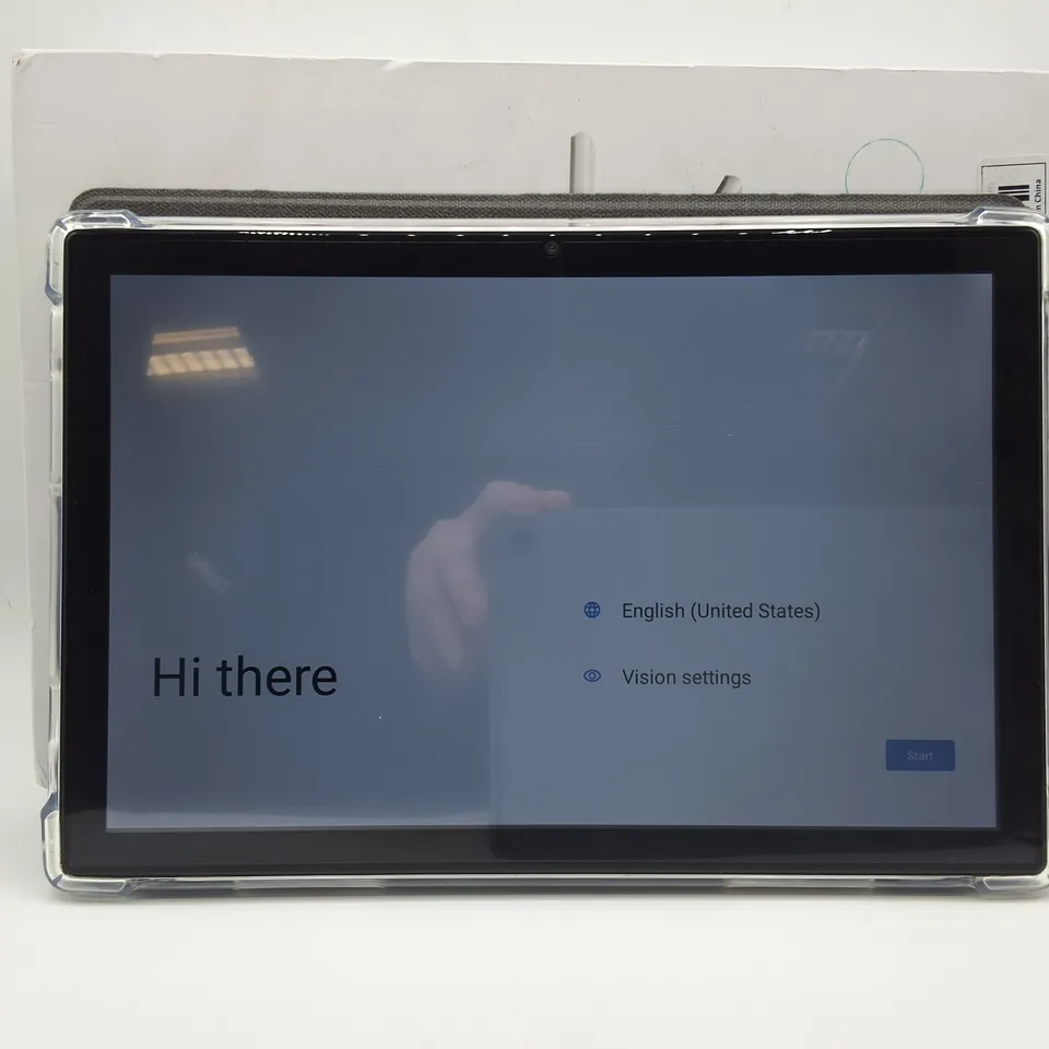 BOXED SMARTCN IT-801B 10.1" 64GB ANDROID TABLET WITH GREY CASE AND ACCESSORIES 