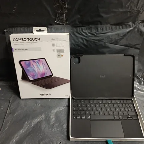 LOGITECH COMBO TOUCH KEYBOARD CASE FOR IPAD PRO 11-INCH (M4) – BLACK SPANISH KEYBOARD