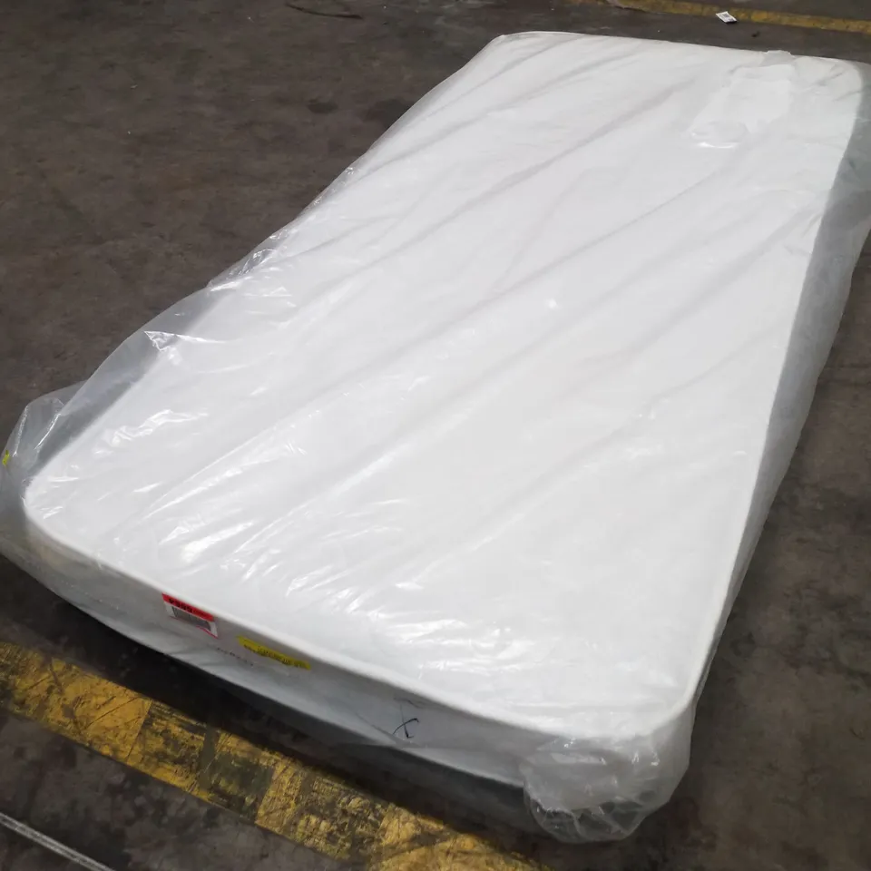 QUALITY BAGGED SINGLE 3FT OPEN COIL MATTRESS