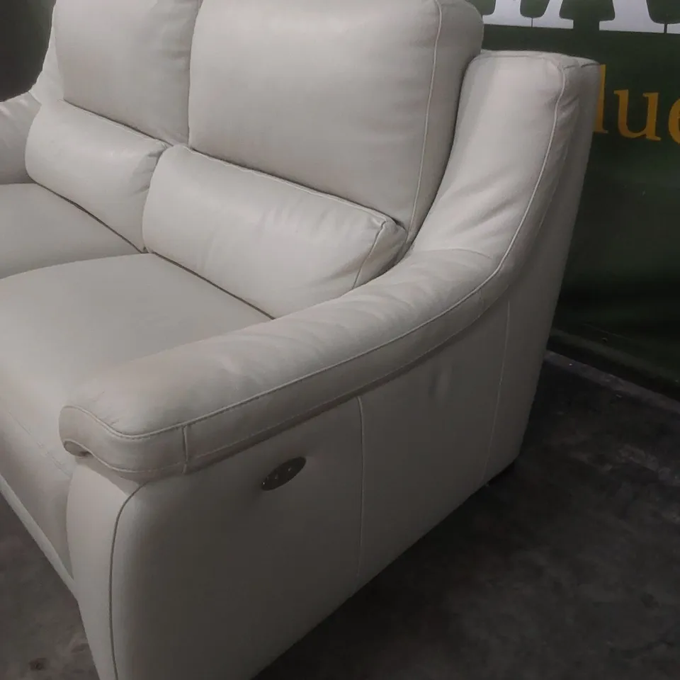 QUALITY DESIGNER ITALIAN MADE DEGANO 3 SEATER LEATHER UPHOLSTERED ELECTRIC RECLINER SOFA