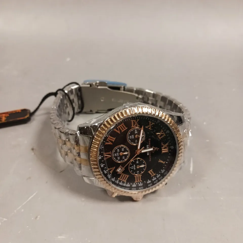 SAMUEL JOSEPH SPEED EXQUISITE TWO TONE WATCH 