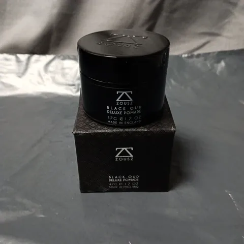 ZOUSZ BLACK OUD DELUXE POMADE – 47G (1.7OZ) MADE IN ENGLAND